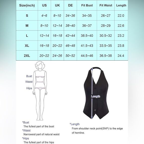 Belle Poque Vest for Work Vintage Button Down Suit Waistcoat - Picture 14 of 14